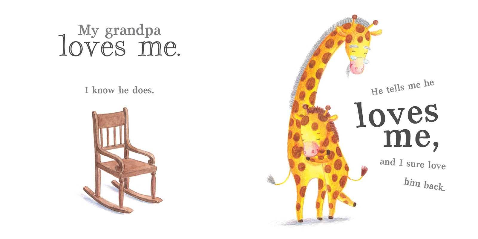 MY GRANDPA LOVES ME BOOK