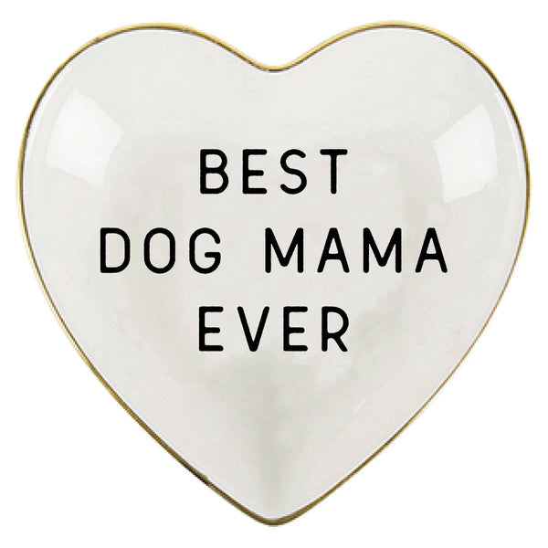 CERAMIC TRINKET TRAY | BEST DOG MAMA EVER