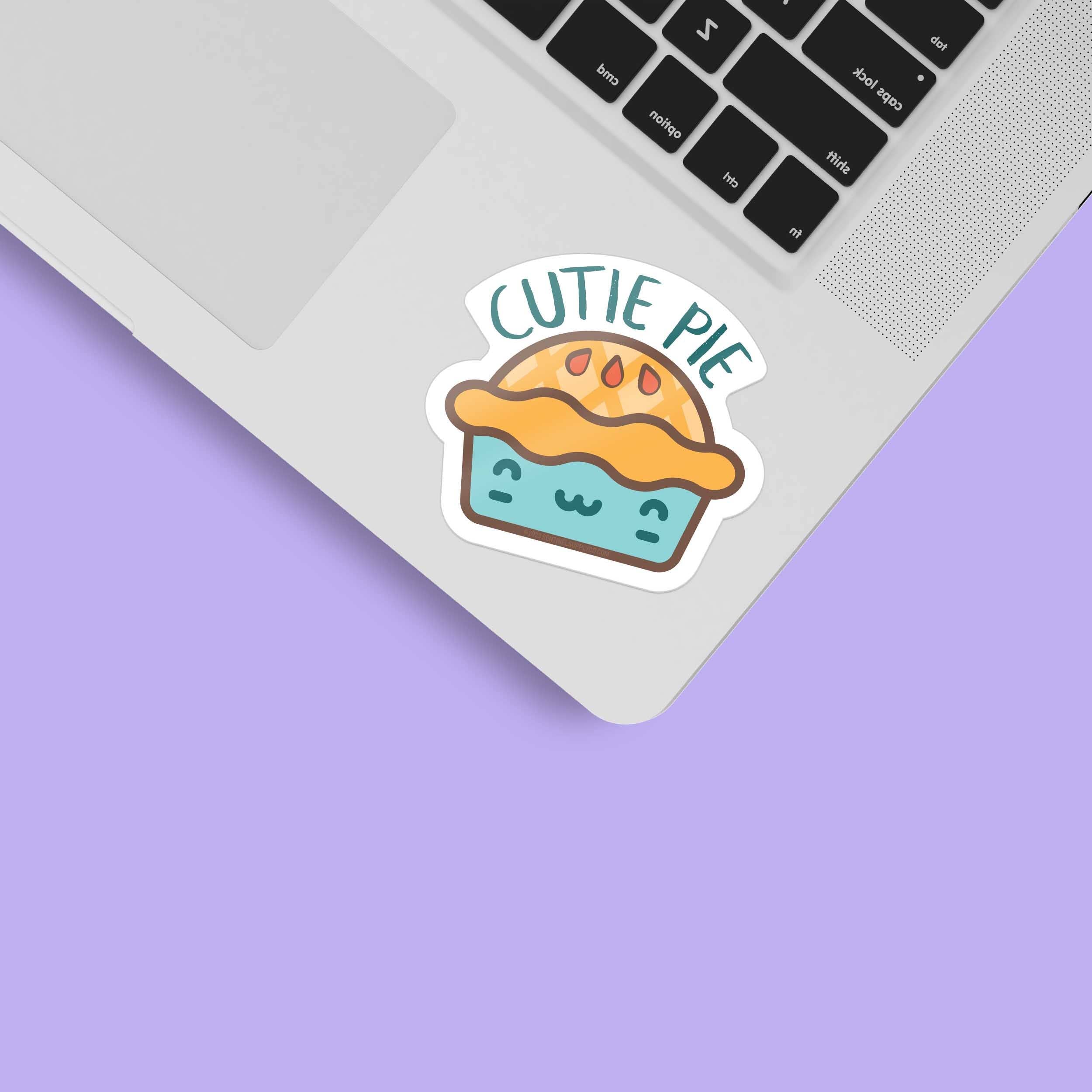 MINI CUTIE PIE STICKER FOR HYDROFLASK - FUNNY FOOD DECAL