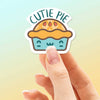 MINI CUTIE PIE STICKER FOR HYDROFLASK - FUNNY FOOD DECAL