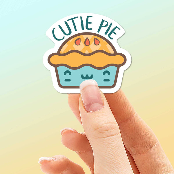 MINI CUTIE PIE STICKER FOR HYDROFLASK - FUNNY FOOD DECAL