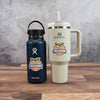 JUST PEACHY STICKER FOR WATER BOTTLE - FUNNY GIRLY DECALS