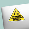 EASILY DISTRACTED BY ROCKS STICKER - FUNNY NATURE GIFT