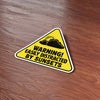 EASILY DISTRACTED BY SUNSETS STICKER - FUNNY NATURE GIFT