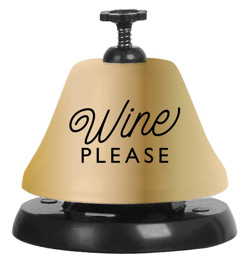 WINE PLEASE PARTY FAVOR FUNNY DRINK BELL