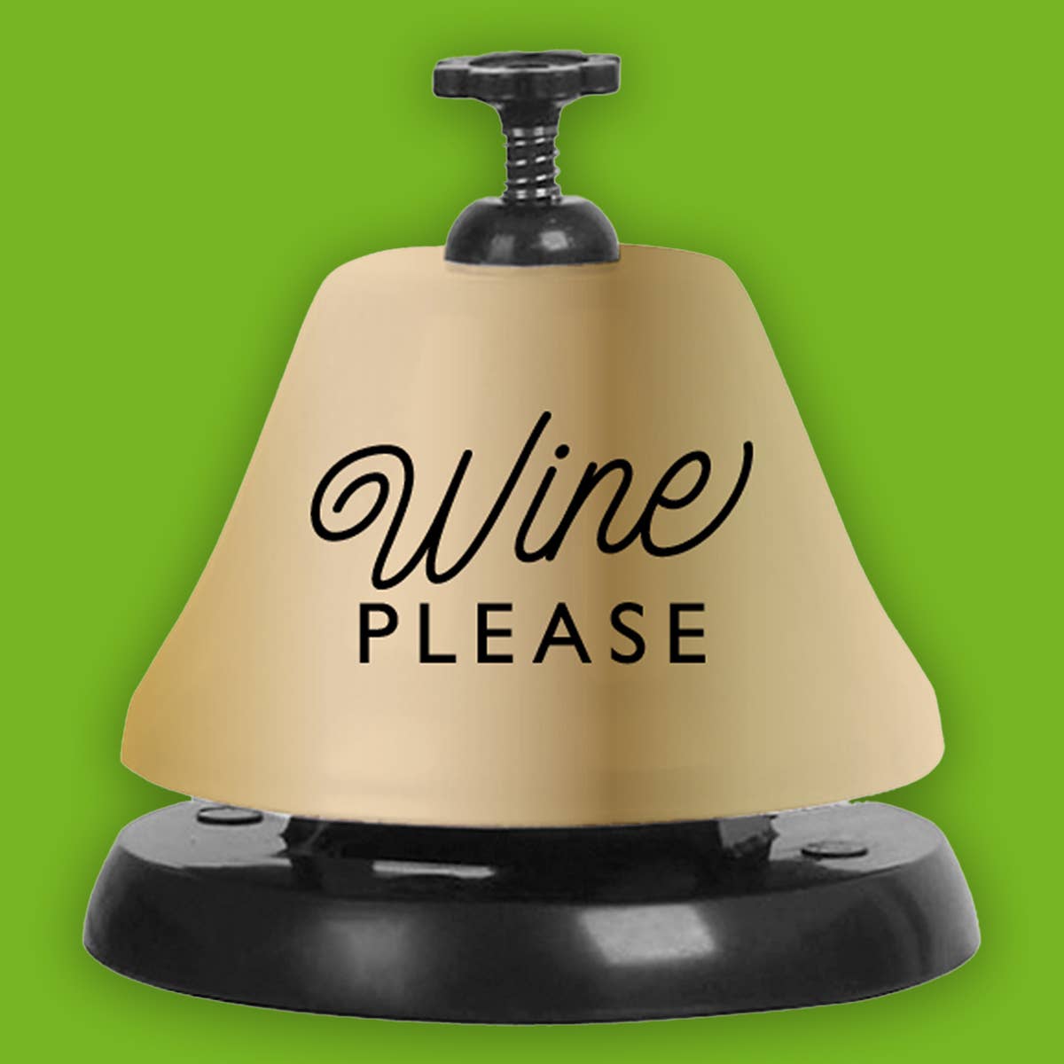 WINE PLEASE PARTY FAVOR FUNNY DRINK BELL