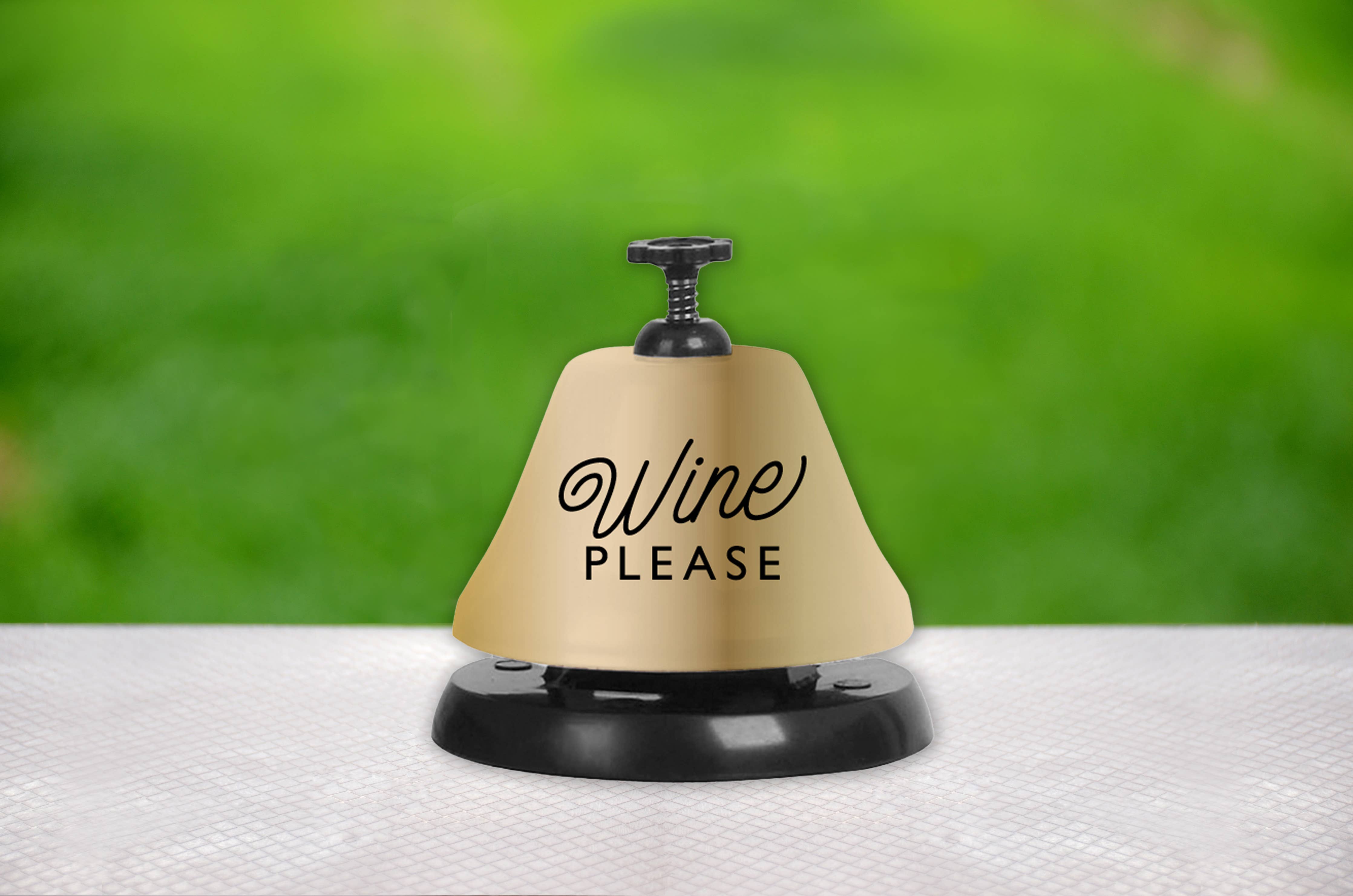 WINE PLEASE PARTY FAVOR FUNNY DRINK BELL