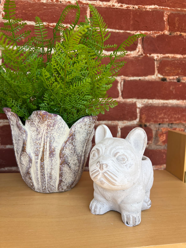 FRENCHIE DOG PLANTER