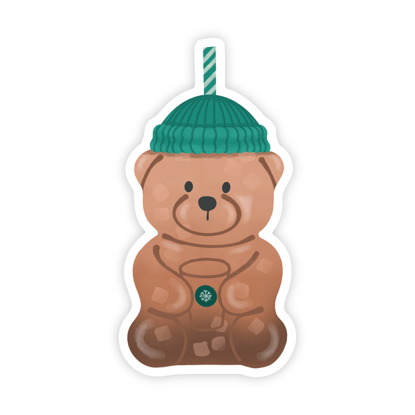 BEARISTA CUP - COFFEE SHOP VINYL STICKER