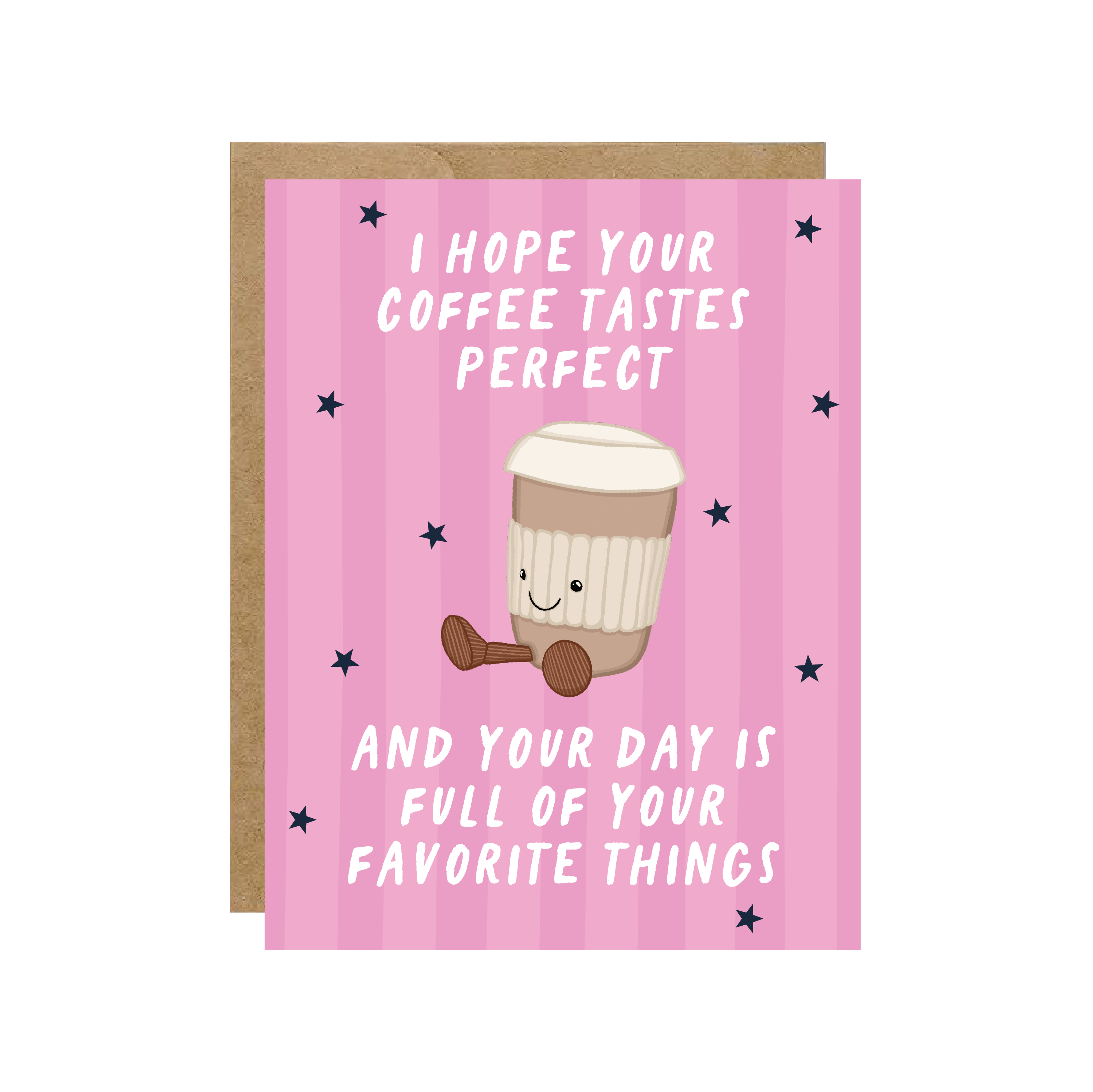 PERFECT LATTE - COFFEE BIRTHDAY CARD