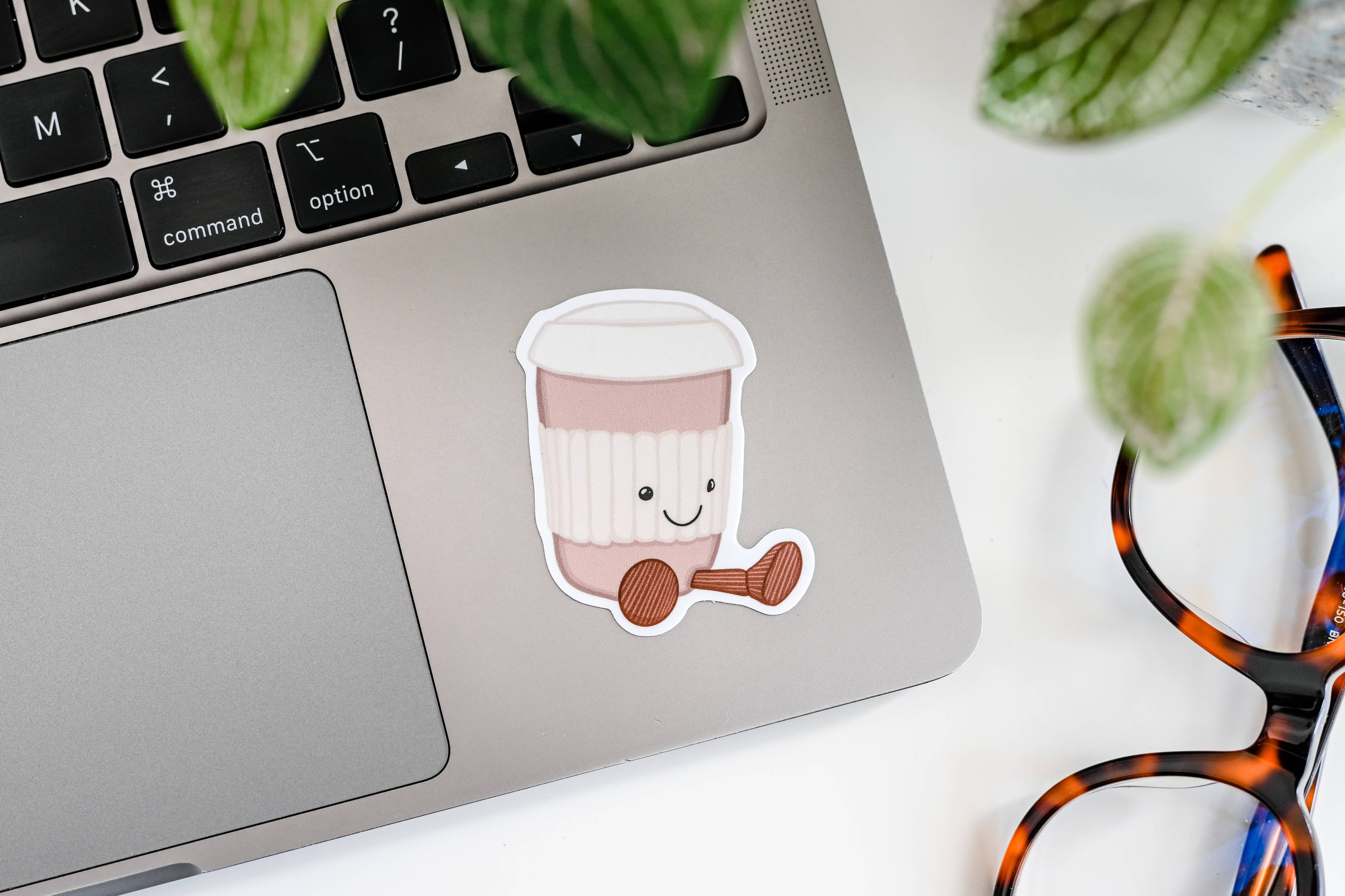 LATTE JELLY - COZY COFFEE CAFE VINYL STICKER