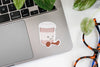 LATTE JELLY - COZY COFFEE CAFE VINYL STICKER