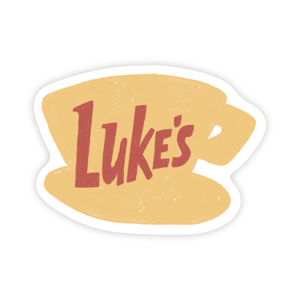 LUKE'S COFFEE LOGO VINYL STICKER