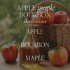 APPLE MAPLE BOURBON SOY CANDLE  - TAN MATTE JAR - 15 OZ