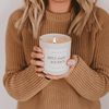 APPLE MAPLE BOURBON SOY CANDLE  - TAN MATTE JAR - 15 OZ
