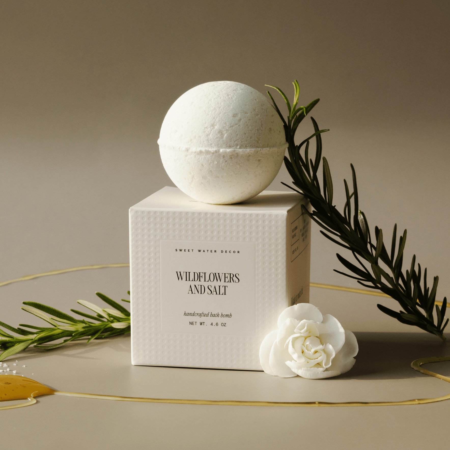 WILDFLOWERS AND SALF 4.6 OZ BATH BOMB