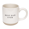 BEST DAD EVER 14 OZ STONEWARE COFFEE MUG
