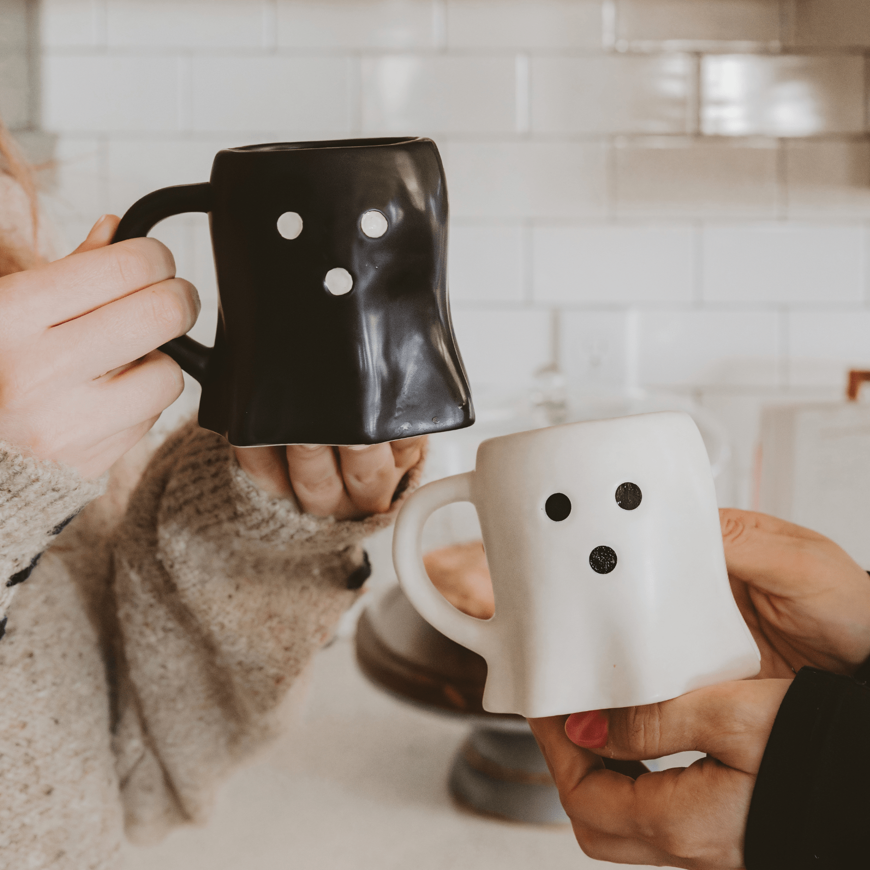 BLACK GHOST 12OZ. FIGURINE COFFEE MUG