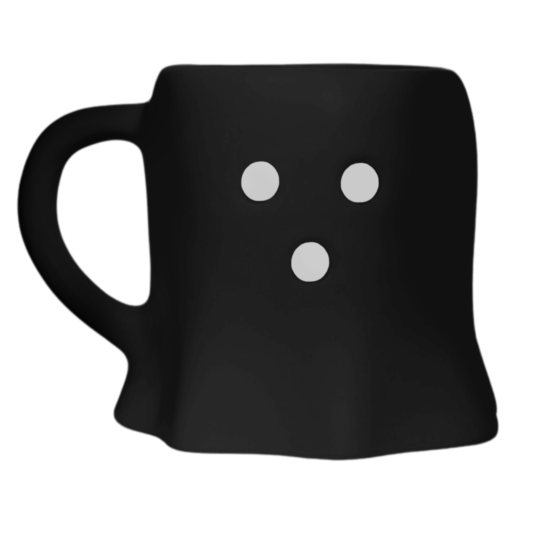 BLACK GHOST 12OZ. FIGURINE COFFEE MUG