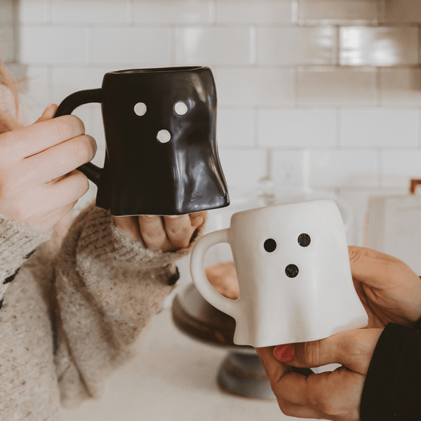 BLACK GHOST 12OZ. FIGURINE COFFEE MUG