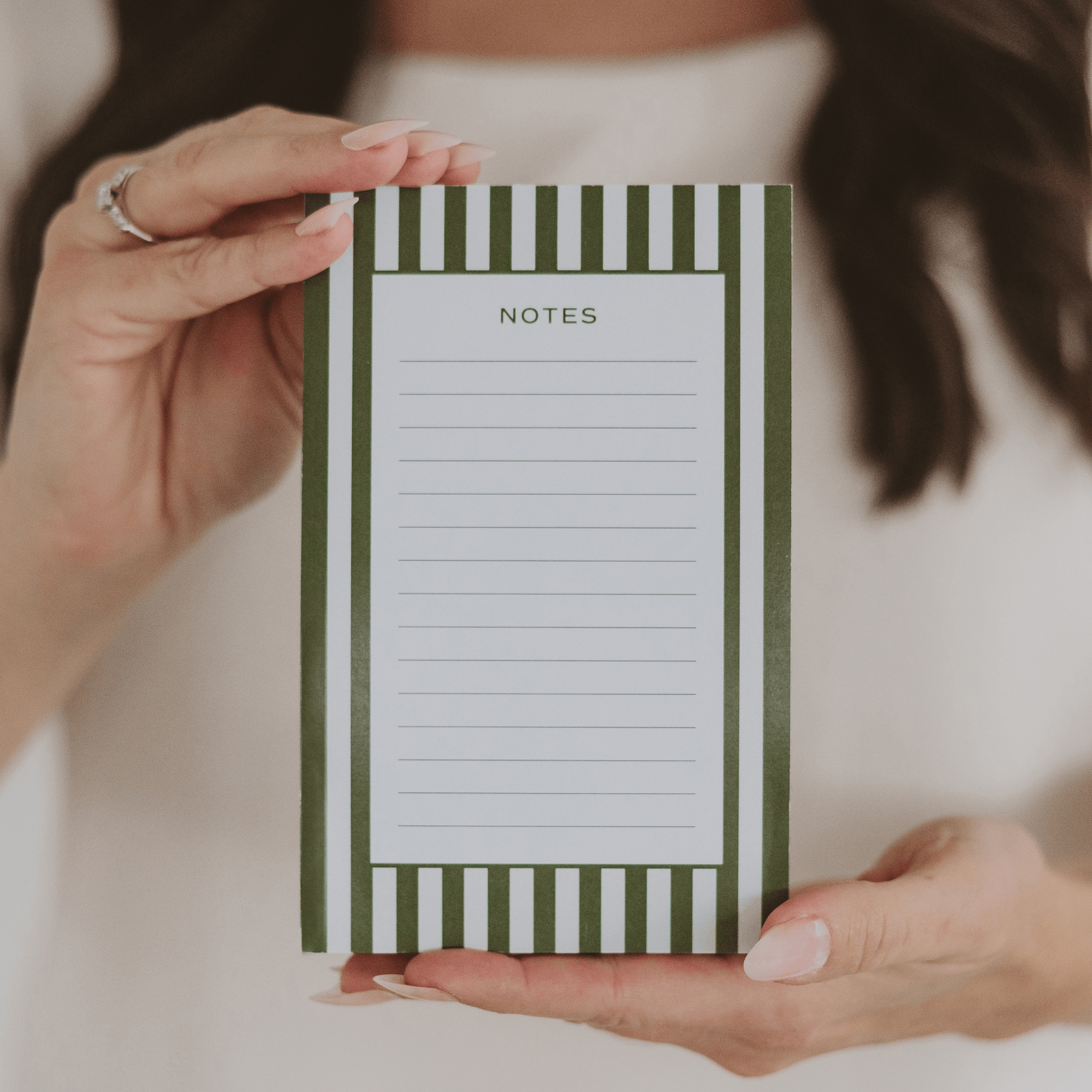 STRIPED NOTEPAD