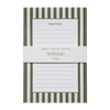 STRIPED NOTEPAD