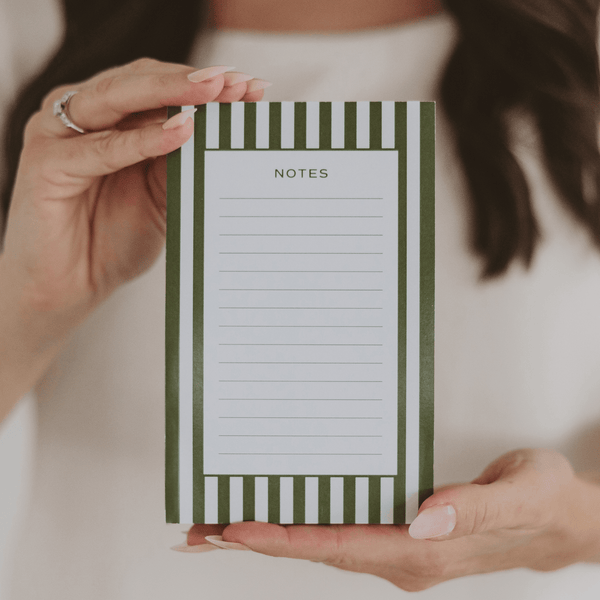 STRIPED NOTEPAD