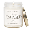 IN MY ENGAGED ERA SOY CANDLE - CLEAR JAR -  9 OZ (WILDFLOWERS AND SALT)