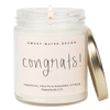 CONGRATS! SOY CANDLE - CLEAR JAR - 9 OZ (ISLAND AIR)
