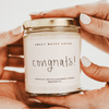 CONGRATS! SOY CANDLE - CLEAR JAR - 9 OZ (ISLAND AIR)