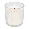 WEEKEND FLUTED SOY CANDLE - RIBBED GLASS JAR - 12OZ