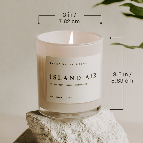 FRESH COFFEE SOY CANDLE - WHITE JAR - 11 OZ
