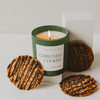 CHRISTMAS COOKIES SOY CANDLE - GREEN MATTE JAR - 15 OZ