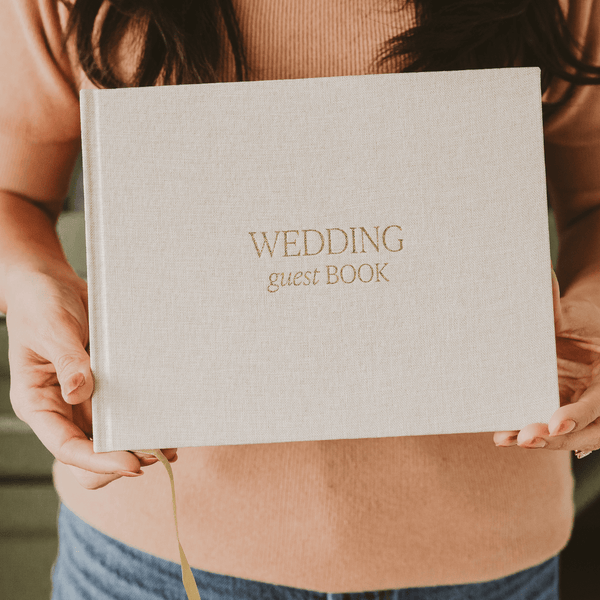 TAN WEDDING GUESTBOOK