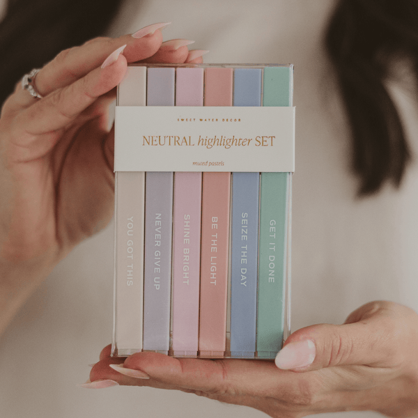 NEUTRAL HIGHLIGHTERS SET