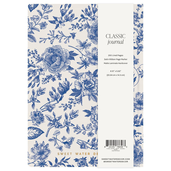 Blue Letters Journal BLUE DELFT NOTES JOURNAL