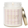 MANGO AND COCONUT SOY PATTERNED CANDLE - CLEAR JAR - 9 OZ