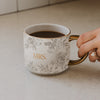 MRS 14 OZ GOLD HANDLE COFFEE MUG