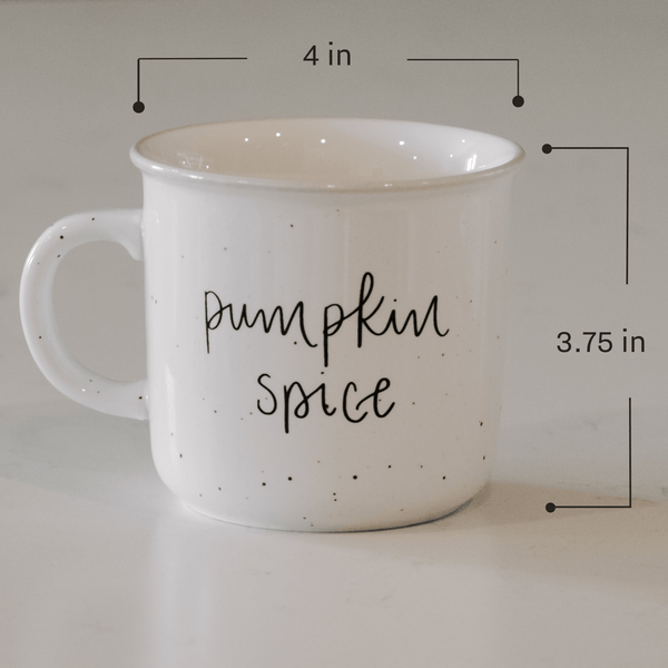 PUMPKIN SPICE 16OZ. RUSTIC CAMPFIRE COFFEE MUG