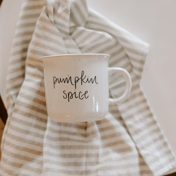 PUMPKIN SPICE 16OZ. RUSTIC CAMPFIRE COFFEE MUG