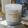 SOMETHING BLUE SOY CANDLE - BLUE MATTE JAR -15 OZ (SALT AND SEA)