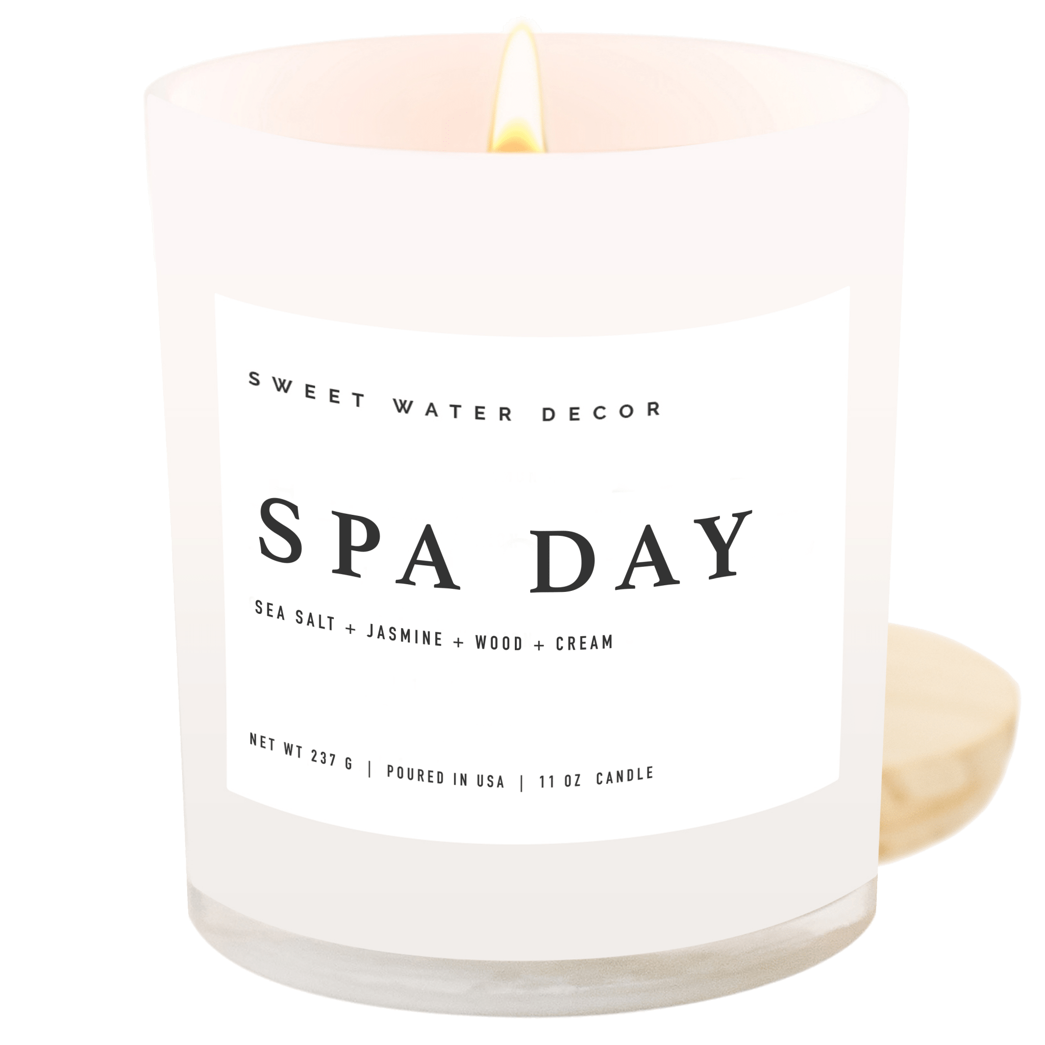 SPA DAY SOY CANDLE - WHITE JAR - 11 OZ