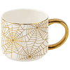 SPIDERWEBS 14 OZ GOLD HANDLE COFFEE MUG