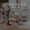 SUNDAY BRUNCH SOY CANDLE - WHITE JAR - 11 OZ