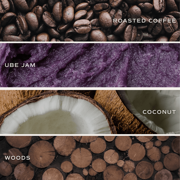 UBE LATTE SOY CANDLE - WHITE JAR - 11 OZ