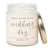 WEDDING DAY SOY CANDLE - CLEAR JAR - 9 OZ (SPA DAY)