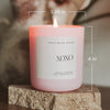 XOXO SOY CANDLE - PINK MATTE JAR - 15 OZ (ISLAND AIR)