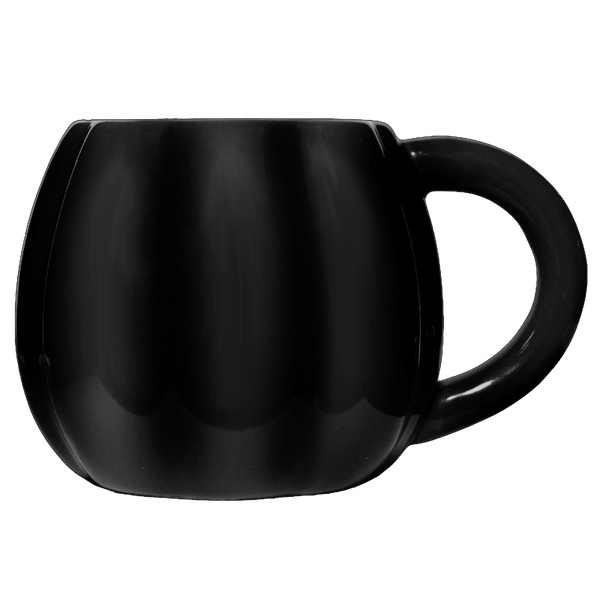 BLACK PUMPKIN 19 OZ FIGURAL COFFEE MUG