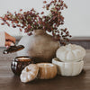 PUMPKIN SPICE SOY CANDLE - CERAMIC PUMPKIN JAR- 8 OZ