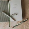 MOM'S ONE LINE A DAY GREEN DELFT LEATHER JOURNAL